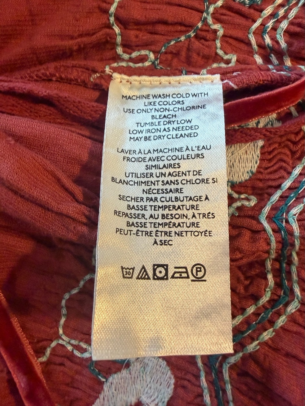 Free People Terra Smocked Maxi Skirt Set. NWT. - Picture 9 of 10